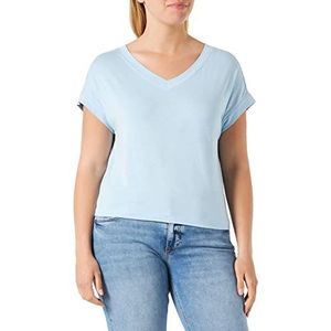 s.Oliver Mouwloos T-shirt Dames Mouwloos T-shirt, Blauw 5081