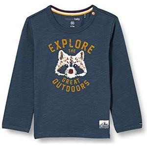 Noppies T-shirt bébé garçon B Ls Koffiebaai, Bleu marine - P228., 50