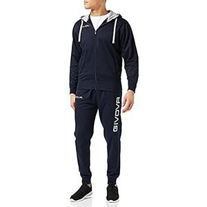 Givova, trainingspak, grijs/blauw, 2XL