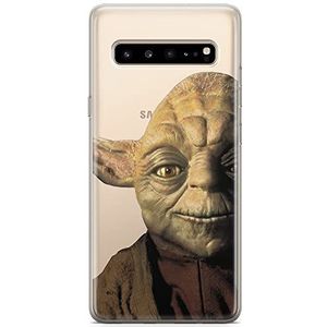 ERT GROUP Samsung S10 5G hoes beschermhoes Star Wars motief officieel gelicentieerd product Yoda 004 perfect aangepast aan de vorm van de mobiele telefoon deel transparant