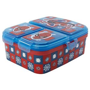 Spider-man Lunchbox voor kinderen, multibox, XL, met 4 vakken