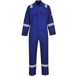 Portwest BIZ5 Heren Vlambestendig Reflecterend Jumpsuit Bizweld Iona FR Koningsblauw, L