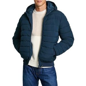 Pepe Jeans Tomek jas voor heren, Blauw (Dulwich Blue)