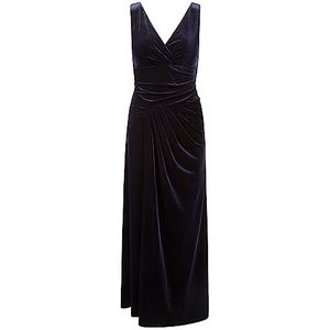 APART Fashion Fluwelen jurk voor dames, Navy Blauw