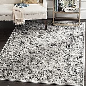 Safavieh VTG430 traditioneel tapijt voor binnen, rechthoekig, geweven, vintage-collectie, 122 x 170 cm, ivoorkleurig