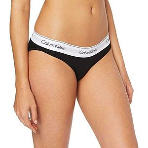 Calvin Klein Culotte en coton stretch pour femme, Noir, XS