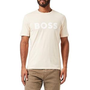 BOSS Orange Thinking T-shirt voor heren, open beige 290, M, Open beige 290
