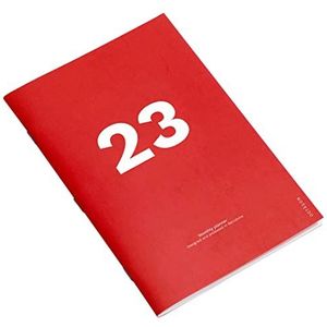 OD OCTÀGONDESIGN 2023 Monthly Planner A4, rood