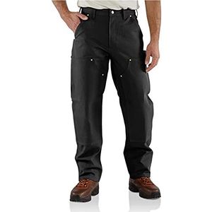Carhartt Werkkleding voor heren, stevige eendenbroek met dubbele voorkant, Zwart, 30W / 30L