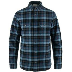 Fjällräven Singi Heavy Flannel Shirt Flanellen Overhemd Heren (1 stuk), Blauw, S
