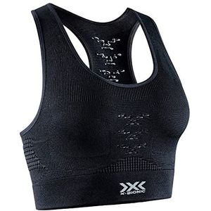 X-Bionic Sportbeha voor dames, zwart opaal/arctisch wit, XL, zwart opaal/arctisch wit