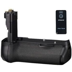 Polaroid Batterijgreep voor Canon Eos 5D Mark 3 DSLR-camera's met afstandsbediening voor afstandsbediening