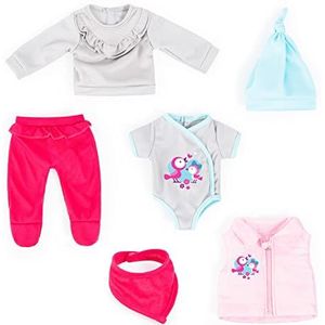 Bayer Design - Poppenkleding, 84200AM, roze, grijs