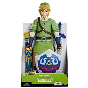 Nintendo Zelda Link verzamelfiguur 50 cm met accessoires zwaard en schild
