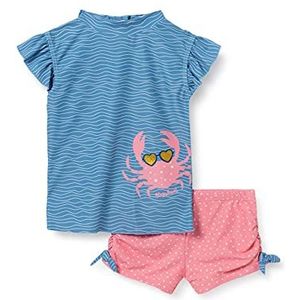 Playshoes badpak voor meisjes, Blauw/Roze