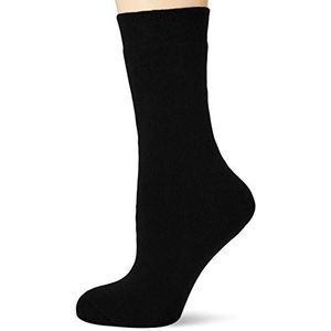 Punto Blanco dames thermo katoen sokken, zwart.
