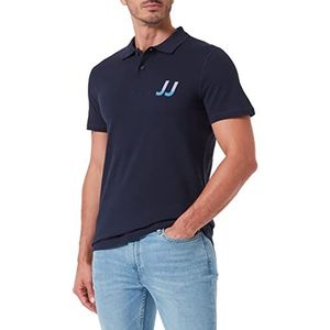 Jack & Jones Jcoseth Ss poloshirt voor heren, marineblauw blazer