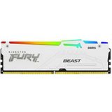Kingston FURY Beast KF560C36BWE2A-16 desktop gaming geheugenmodule 6000 MT/s DDR5 CL36 DIMM 16 GB RGB EXPO wit