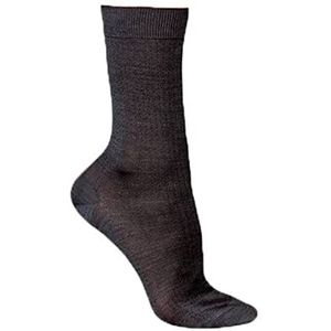 FALKE #2 zijden sokken dames zwart grijs vele andere kleuren versterkte sokken ademend dun gestippeld 1 paar, grijs (asfalt 3705)