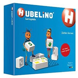 Hubelino 410009 – educatief spel – leren van cijfers – vanaf 4 jaar (100% compatibel met Duplo) – 85 stuks