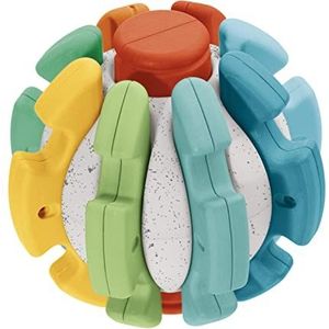 Chicco 2-in-1 ECO+, transformeerbare bal voor baby's, sorteren van vormen en puzzels met 10 kleurrijke elementen, gemaakt in Italië van gerecycled kunststof, educatief speelgoed 1-3 jaar