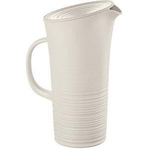 Guzzini Tierra Karaf met deksel melkwit - 1.8Ltr