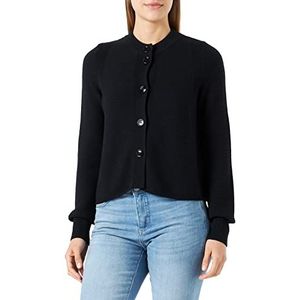 Sisley L/S Sweatshirt 105 fm500 c Cardigan Sweater Dames (1 stuk), Zwart 100