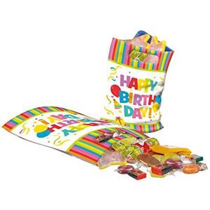 Susy Card 40012353 feestzakjes Happy Birthday 6 stuks