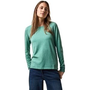 CECIL Pull en tricot fin, Adriatic Green Melange, L