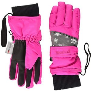 Playshoes Vingerhandschoenen sneeuwvlokken handschoenen voor koud weer, roze 18, 5 unisex kinderen, roze maat 18, 5, roze 18