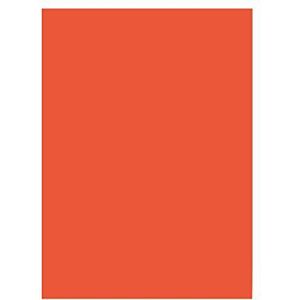 folia 50 vellen kleurpapier oranje DIN A3 130 g/m² - voor het knutselen en vormgeven van kaarten, vensterafbeeldingen en scrapbooking