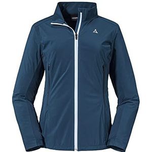 Schöffel JKT Avdalen L Venturi Softshelljas voor dames, met 4-weg stretch, waterdicht, licht, blauwe jurk
