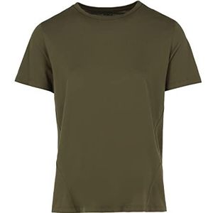 ECOALF MUNDAKALF Dames T-shirt, legergroen, 000 M, ARMY GREEN, 000M, Leger Groen