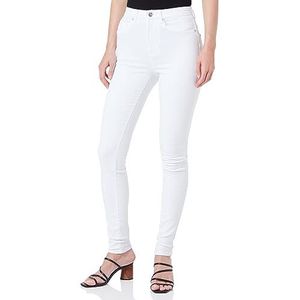 ONLY Onlpower-royal Hw Push Up Skinny DNM EXT Jeans voor dames, wit/denim