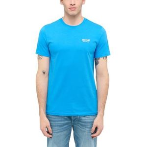 MUSTANG T-shirt coupe droite pour homme, bleu, S
