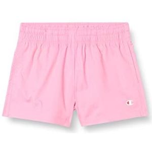 Champion Legacy American Classics Cotton Stretch Popeline Shorts voor meisjes en meisjes, roze, 15-16 jaar, Roze brandt