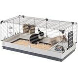 Ferplast Kooi voor konijnen Cavia's met grote leefruimte, klein dierenhuis, kleine dierenkooi, 120 x 60 x 50 cm