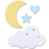 Sizzix Bigz L Moon & Cloud Sjabloon van Olivia Rose | 665963 | Hoofdstuk 3 2022