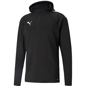 PUMA Teamliga Training Fleece Sweater (1 pak), Puma zwart/wit