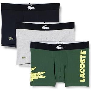 Lacoste 5h1803 boxershorts voor heren (3 stuks), Sequoia/Limeira Graphite