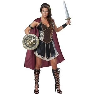 California Costumes Glorious Gladiator kostuum voor dames en volwassenen, Meerkleurig, M