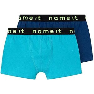 Bestseller A/S Nkmboxer 2p Solid Noos boxershorts voor jongens, Navy Peony