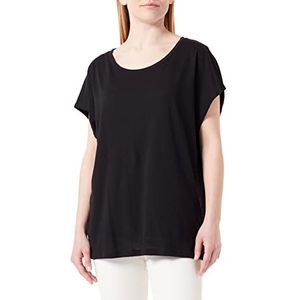 REPLAY T-shirt voor dames, 098 zwart, L, 098, zwart