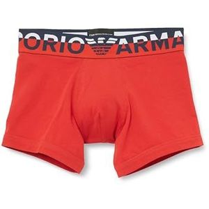 Emporio Armani Emporio Armani Megalogo boxershorts voor heren, 1 stuk, Rood