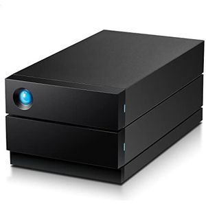 LaCie 2big RAID, 16 TB, externe harde schijf HDD, Thunderbolt 3 USB-C, 7200 rpm, Enterprise-schijven, voor Mac en pc (STHJ16000800)