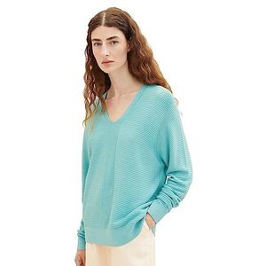 TOM TAILOR 1037752 damessweater, 10426 - Summer Teal