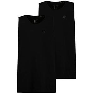 JP 1880 Menswear heren tanktop L-8XL 2-pack mouwloze top maat tot 8XL 796858, middengrijs mix