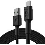 GC PowerStream | 2 m USB C kabel type C nylon oplaadkabel | voor Samsung Galaxy S22 S21 S20 Ultra S10 S9 S8+ | Note 20 10 9 8 | A80 A71 A70 A50 A42 A41 | Huawei Honor P40 P30 P20 P2010 P9 Lite