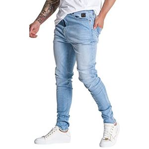 Gianni Kavanagh Gk Iron Skinny Jeans voor heren, lichtblauw, Lichtblauw