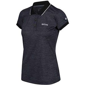 Regatta Remex II dames T-shirt, poloshirt, zwart, maat 40 FR (fabrieksmaat: 38)